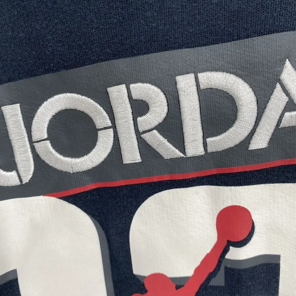 Air Jordan VTG Jump man Embroidered Pullover Sweatshirt Hoodie‎ Men’s XL